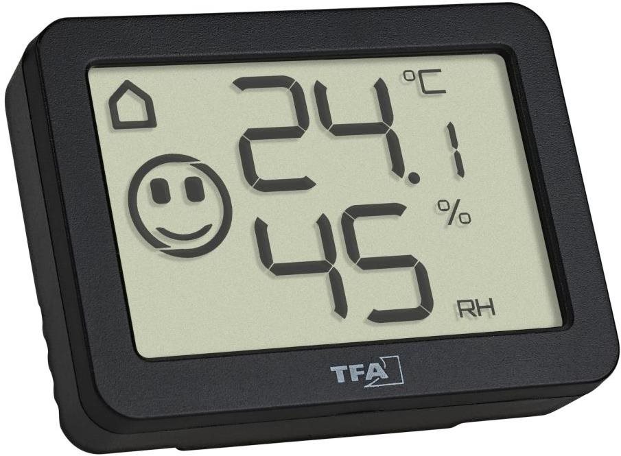 TFA Digitális hő- és páratartalom-mérő TFA30.5055.01, fekete
