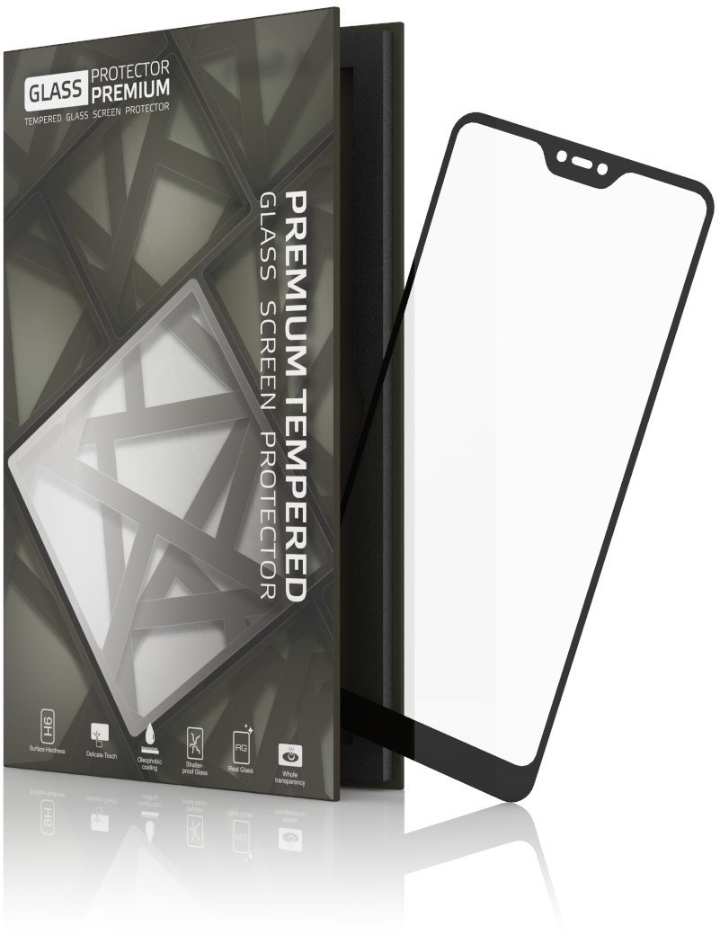 Tempered Glass Protector Xiaomi Mi A2 Lite üvegfólia - fekete keret