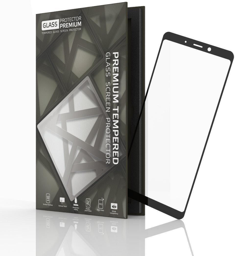 Tempered Glass Protector Samsung Galaxy A9 üvegfólia - fekete
