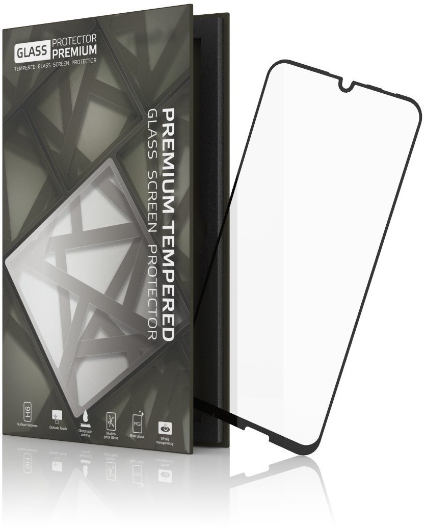 Tempered Glass Protector Honor 10 Lite üvegfólia - fekete keret
