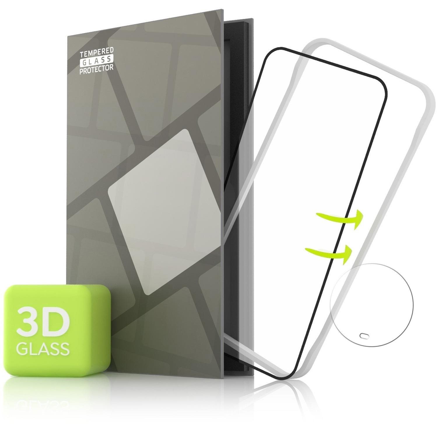 Tempered Glass Protector Honor Magic 4 3D üvegfólia - keret, 3D Glass + kamera védő fólia + felhelyező keret
