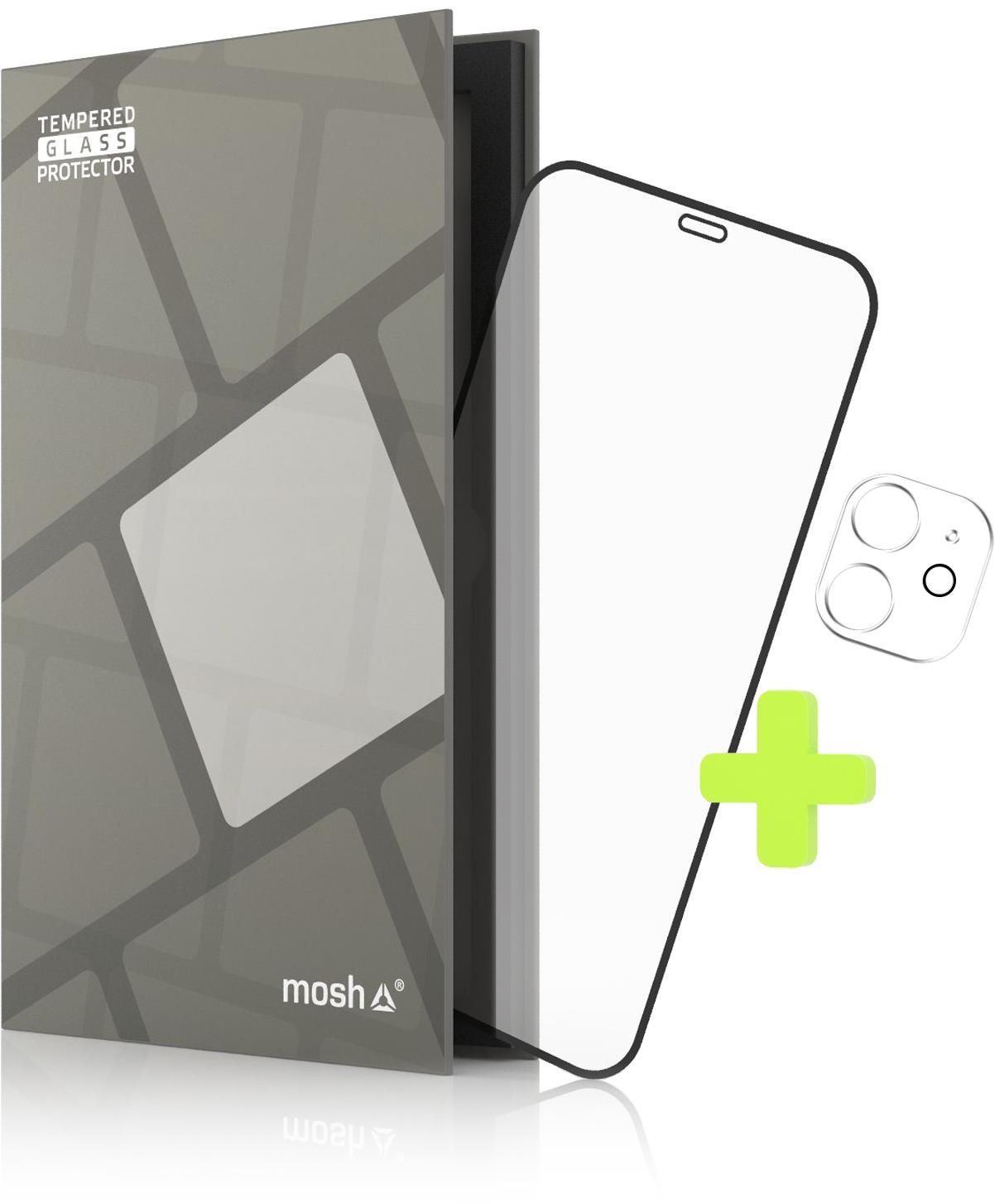 Tempered Glass Protector iPhone 12 mini üvegfólia + kamera védő fólia - keret, Case Friendly