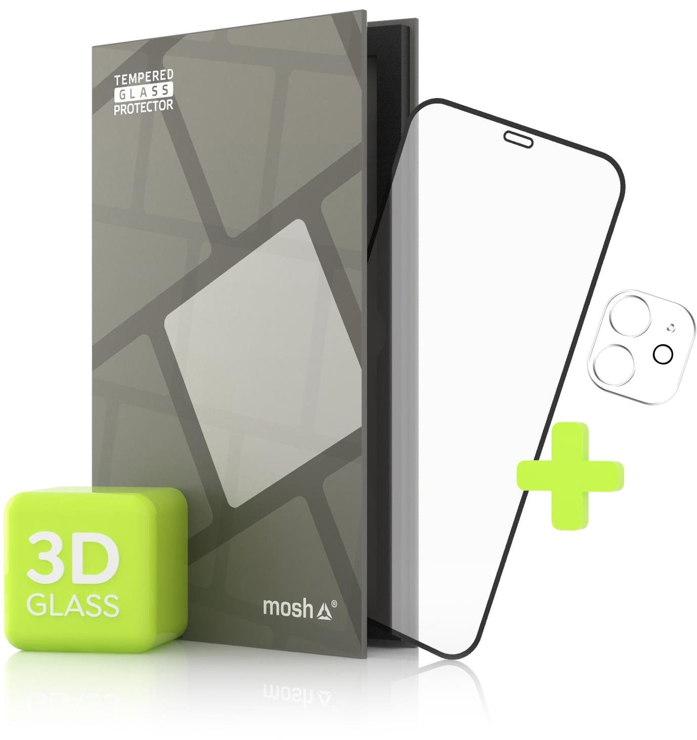Tempered Glass Protector iPhone 11 3D üvegfólia + kamera védő fólia - Case Friendly