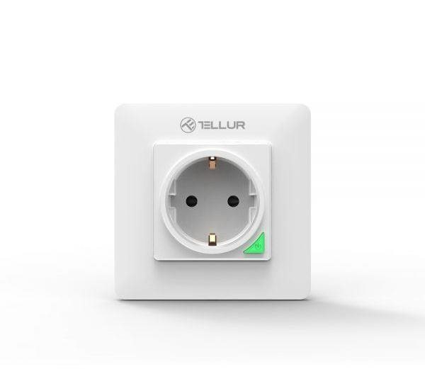 Tellur WiFi Smart Wall Plug, 3000W, 16 A, fehér