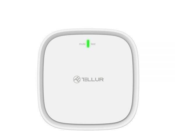 Tellur WiFi intelligens gázérzékelő, DC12V 1A, fehér
