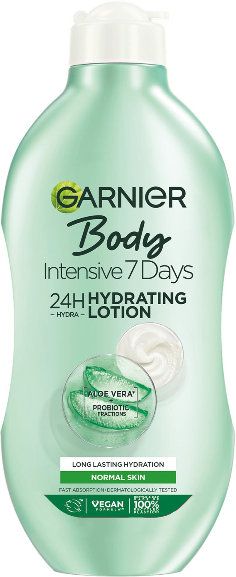 Testápoló GARNIER Body Intensive 7 Days Aloe Vera Hydrating Lotion 400 ml