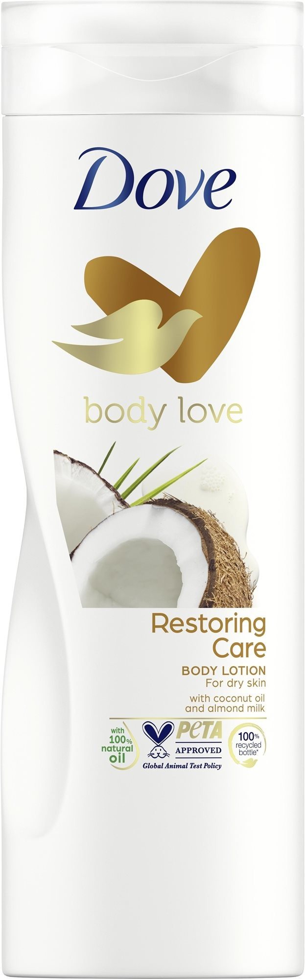 Testápoló DOVE Nourishing Secrets Restoring Ritual Coconut Oil & Almond Milk 400 ml