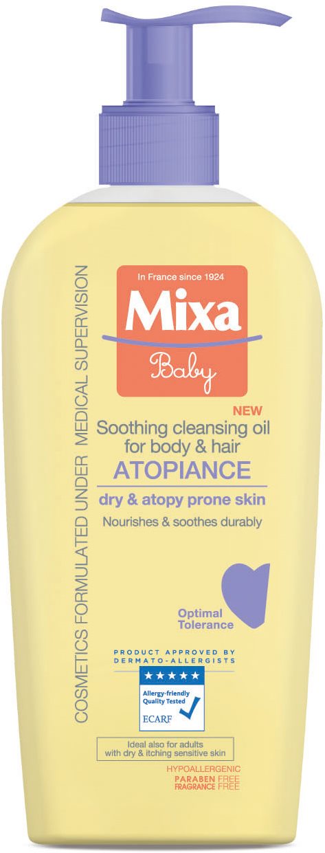 MIXA Baby Atopiance nyugtató tisztító olaj, 250 ml