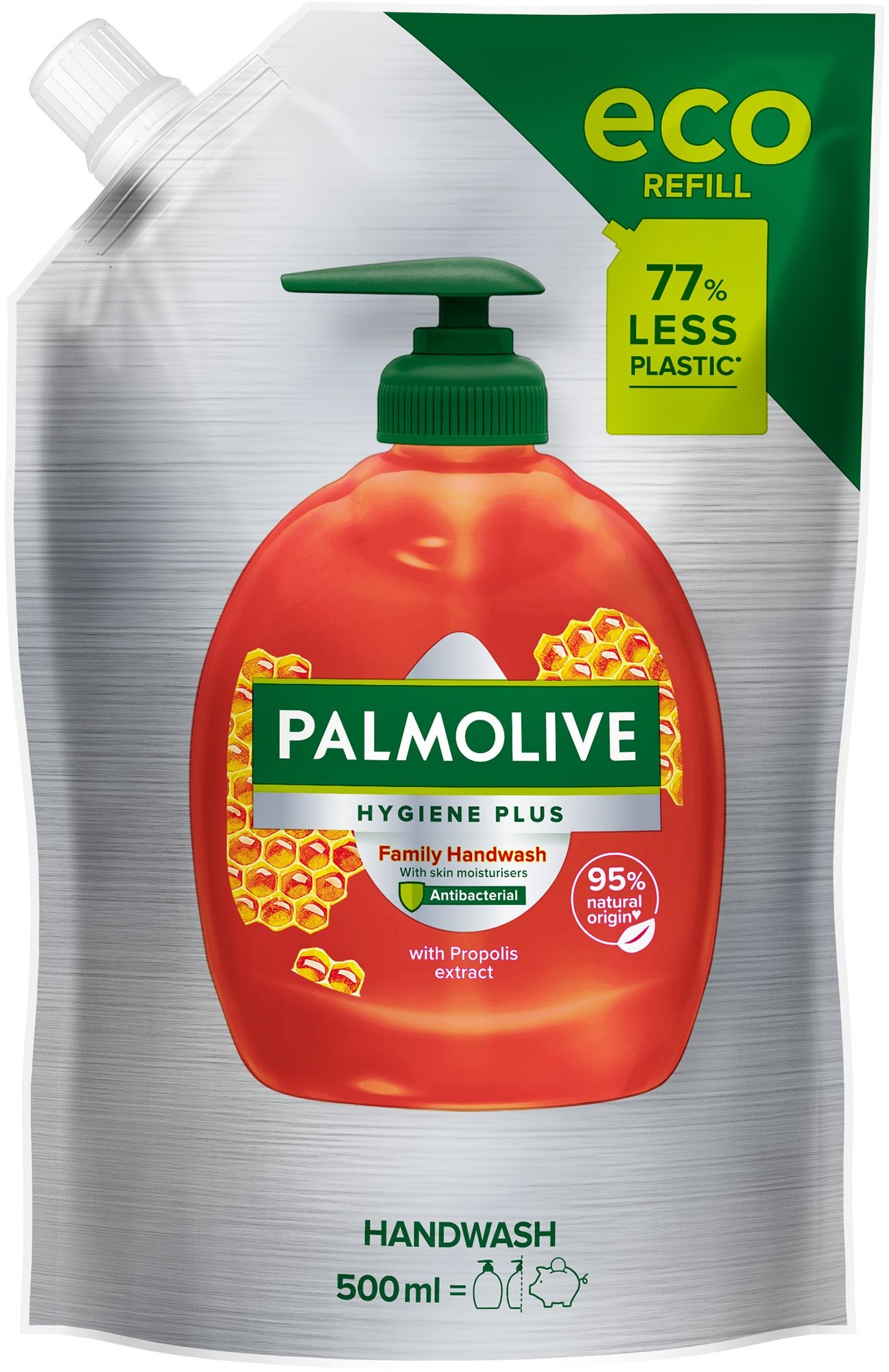 PALMOLIVE Hygiene+Family Folyékony szappan utántöltő 500 ml