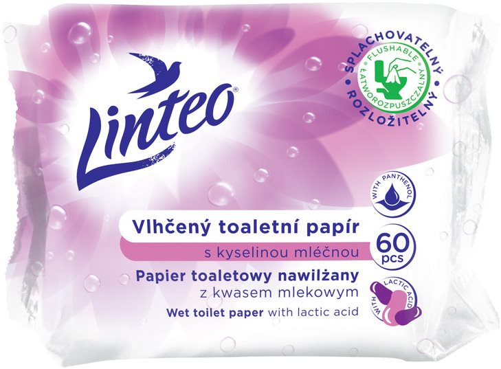 LINTEO Nedves toalettpapír (60 db)