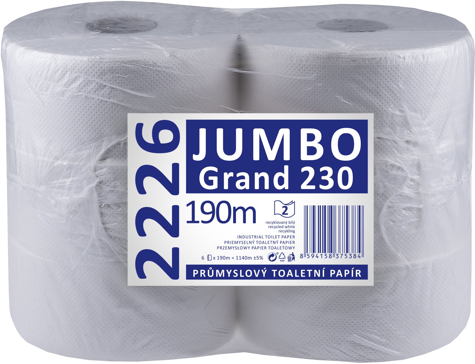WC papír LINTEO JUMBO Grand 230, 6 db