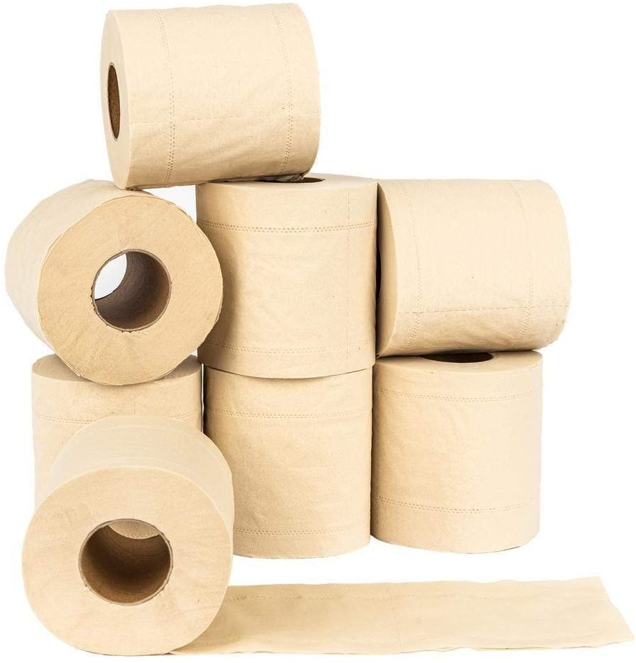 PANDOO bambusz WC-papír 3 rétegű 8 db-os csomag