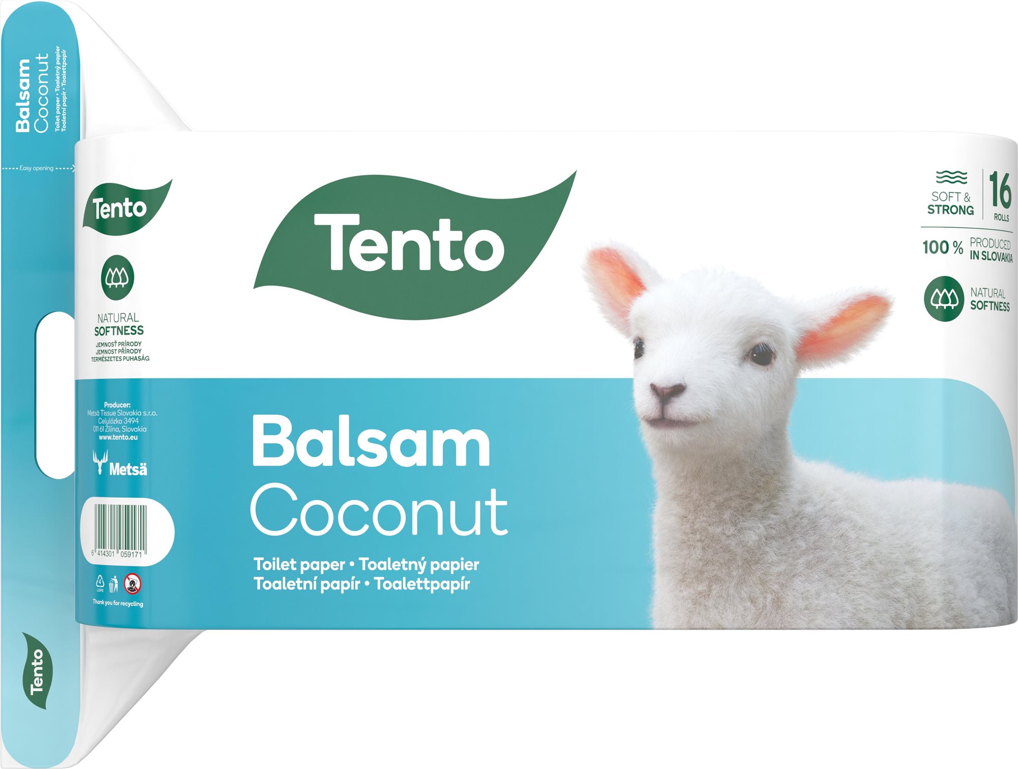 TENTO Balsam Coconut (16 db)