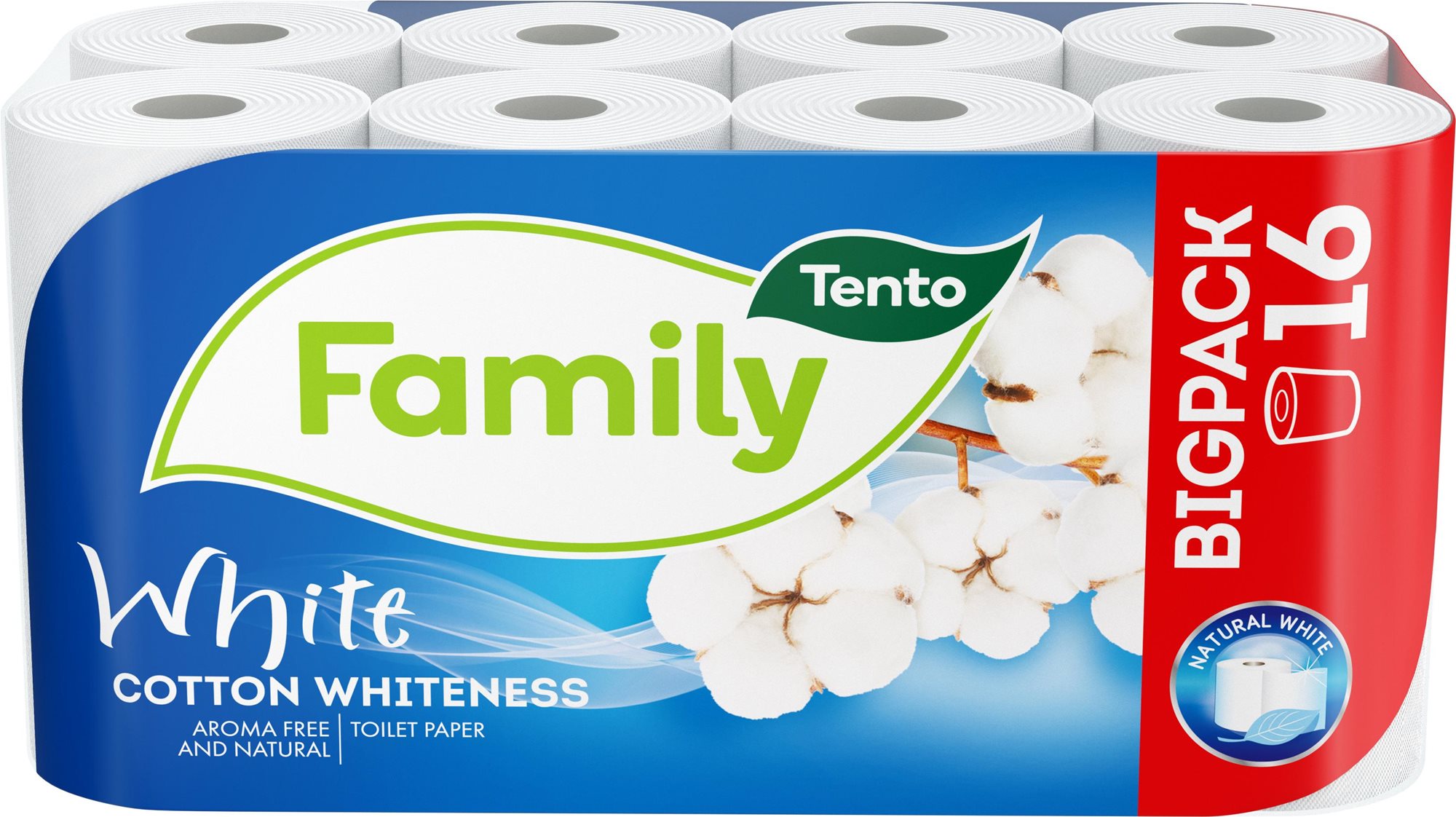 WC papír TENTO Family White (16 db)