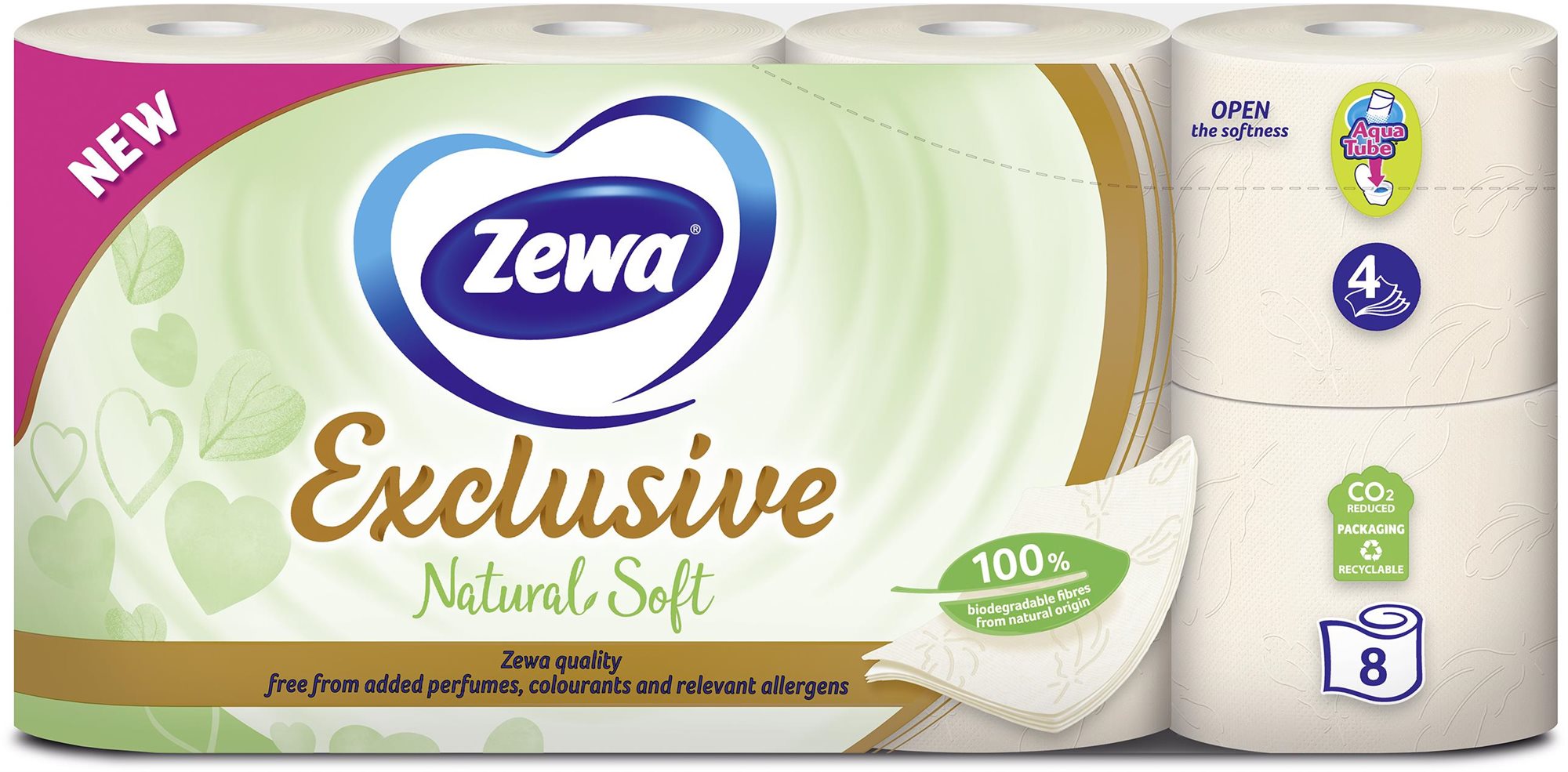 ZEWA Exclusive Natural Soft (8 db)