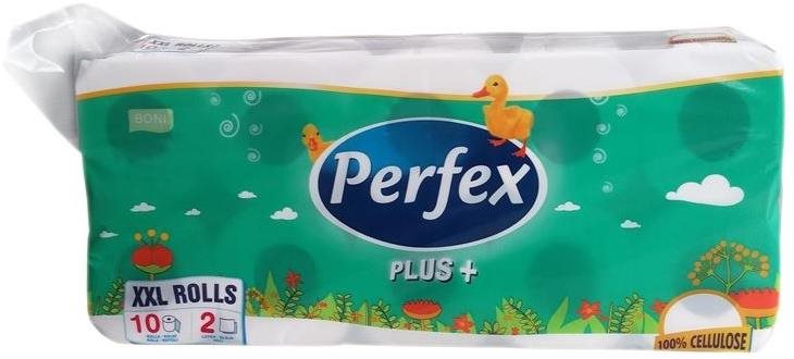 Toaletní papír PERFEX Plus - balení 10 rolí