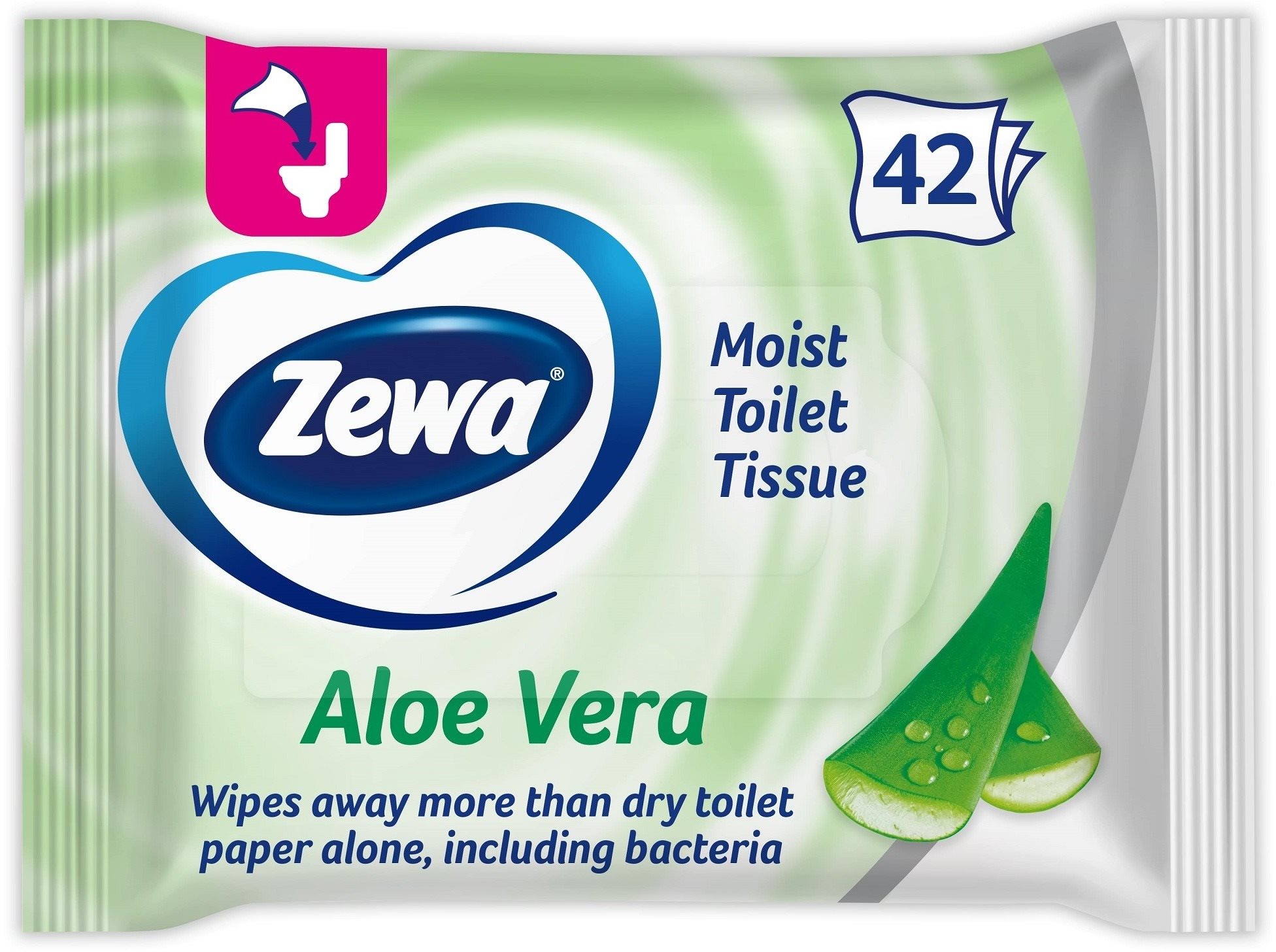 ZEWA Aloe Vera Nedves toalettpapír (42 db)