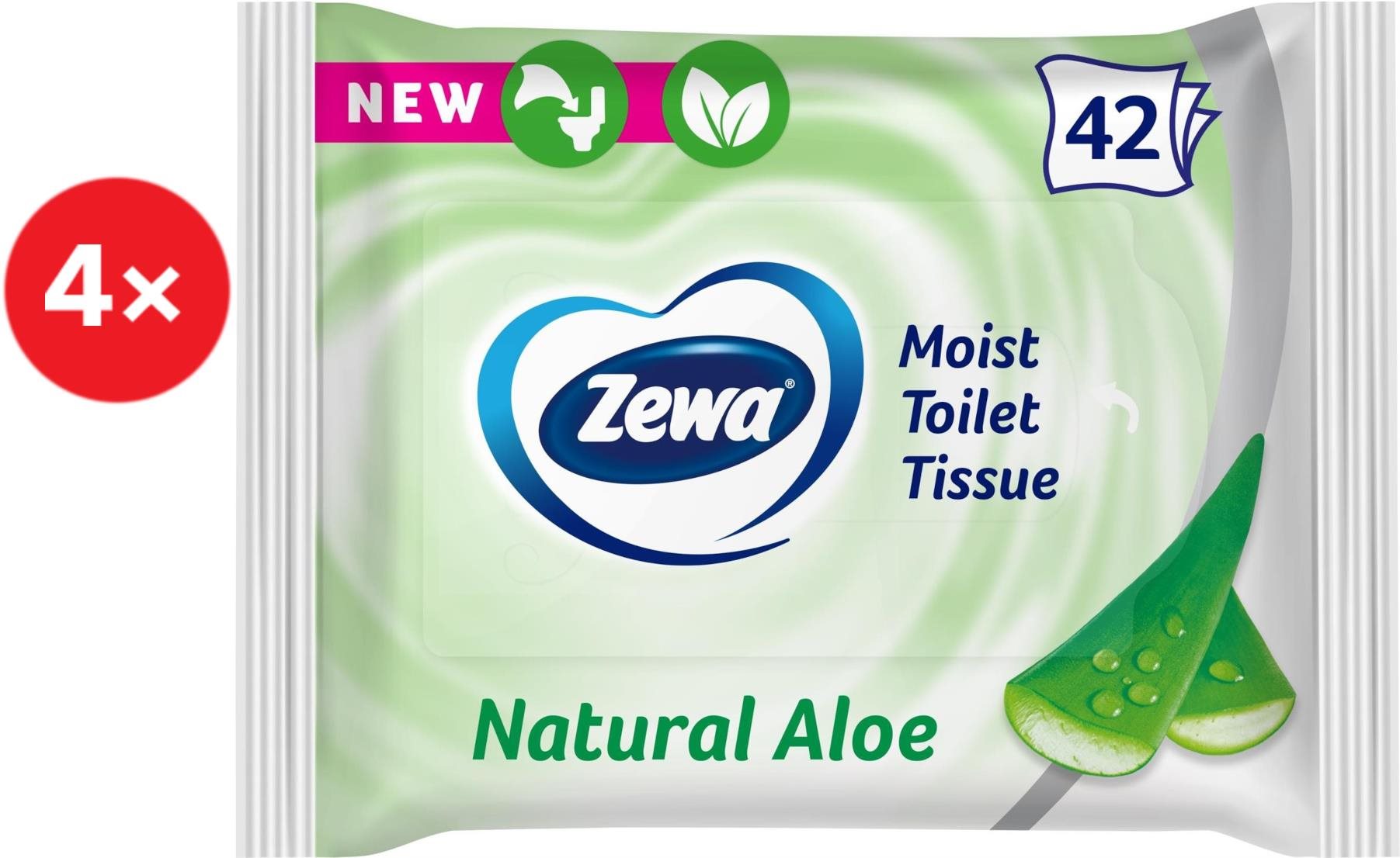 ZEWA Aloe Vera nedvesített WC-papír (4×42 db)