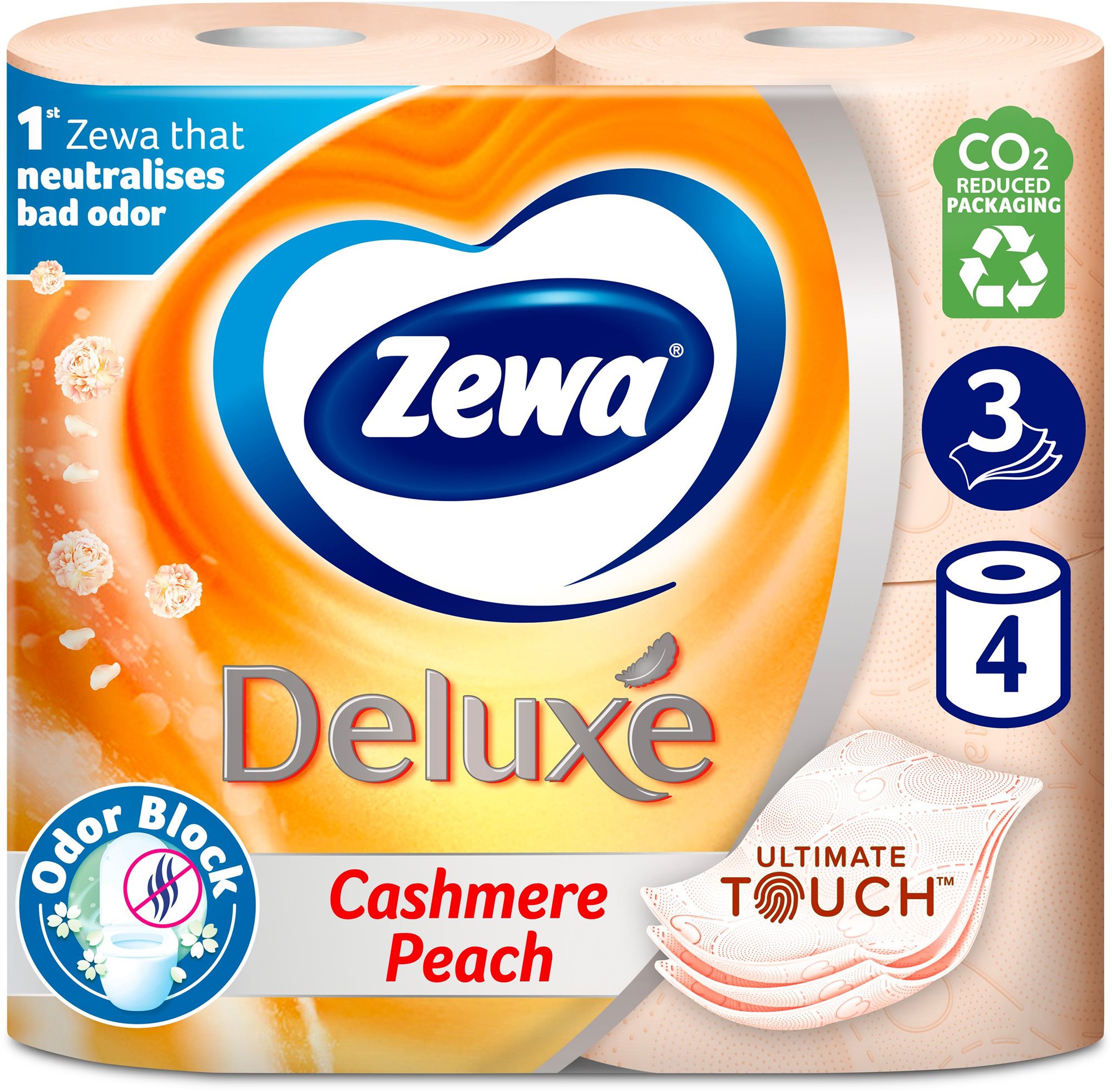 ZEWA Deluxe Cashmere Peach (4 tekercs)