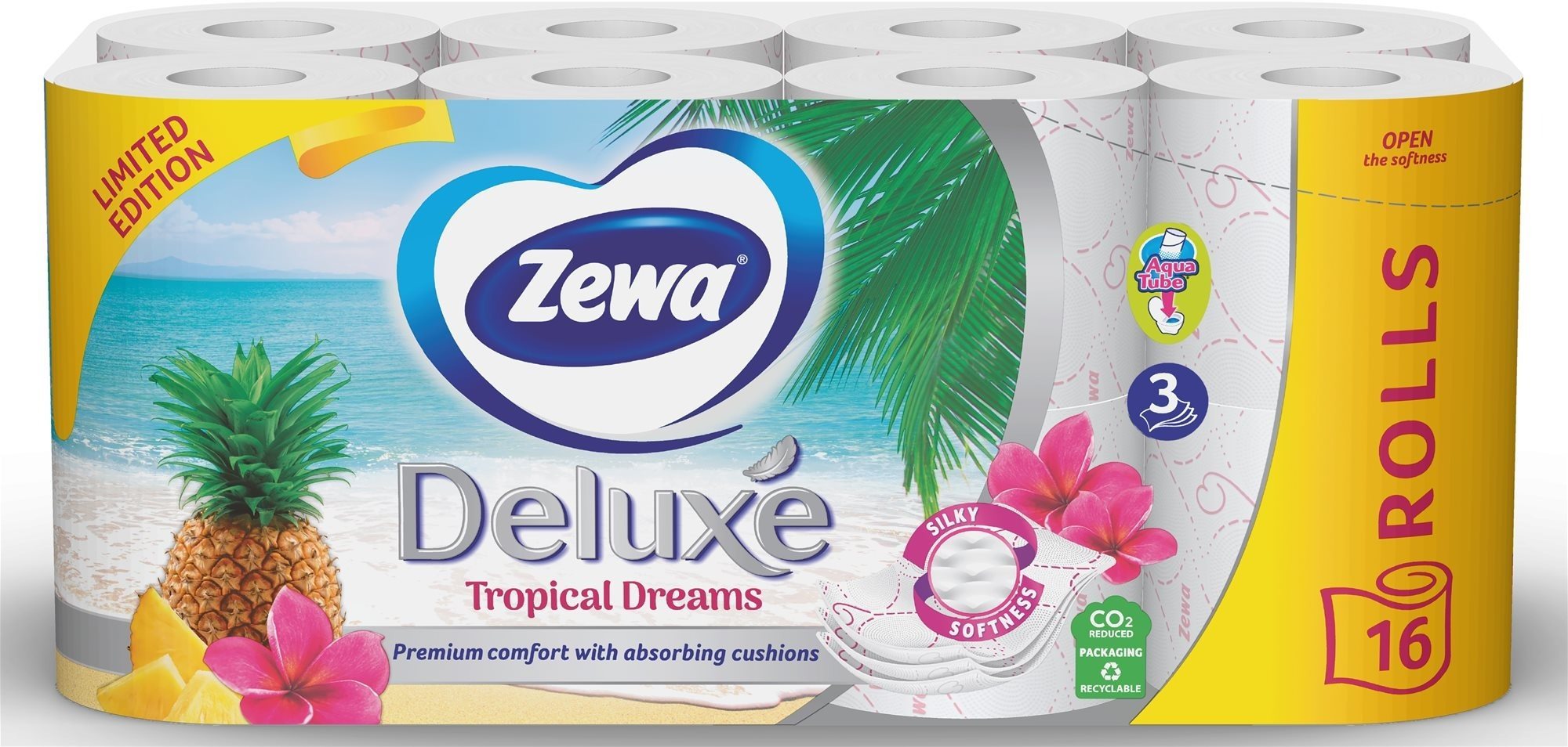 ZEWA Deluxe Tropical Dreams/Magical Winter (16 tekercs)