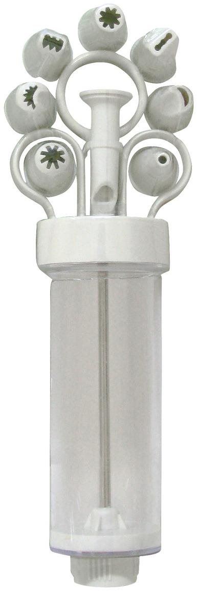 TORO Tortadíszítő injekció, műanyag, 8 feltét, 150 ml