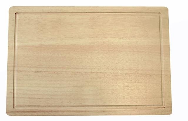 Vágódeszka TORO Fából készült vágódeszka, téglalap alakú, 25 x 18 x 1 cm