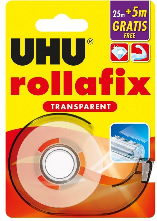 UHU Rollafix Invisible 19 mm x 30 m