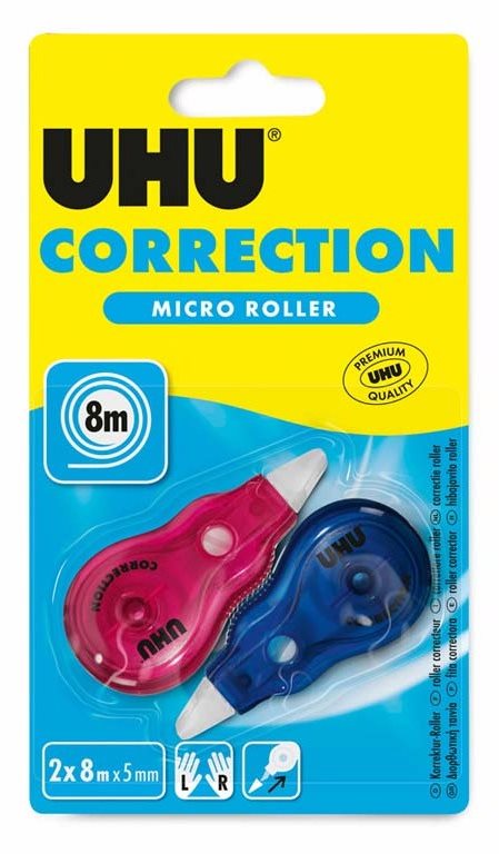 Korrektor UHU Correction Roller Micro 2x 5 mm x 8 m