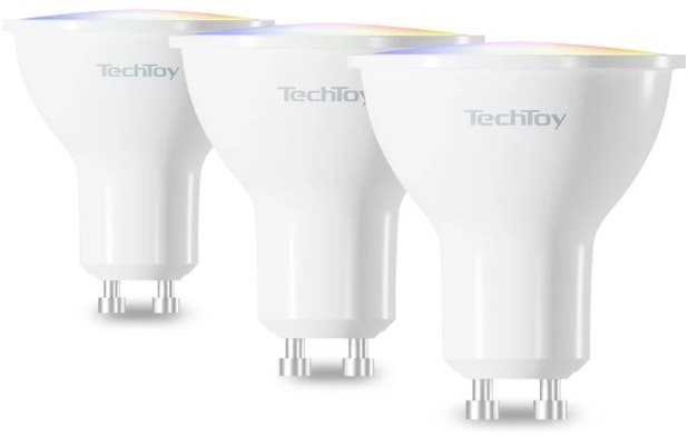 TechToy Smart Bulb RGB 4.5W GU10 3 db-os szett