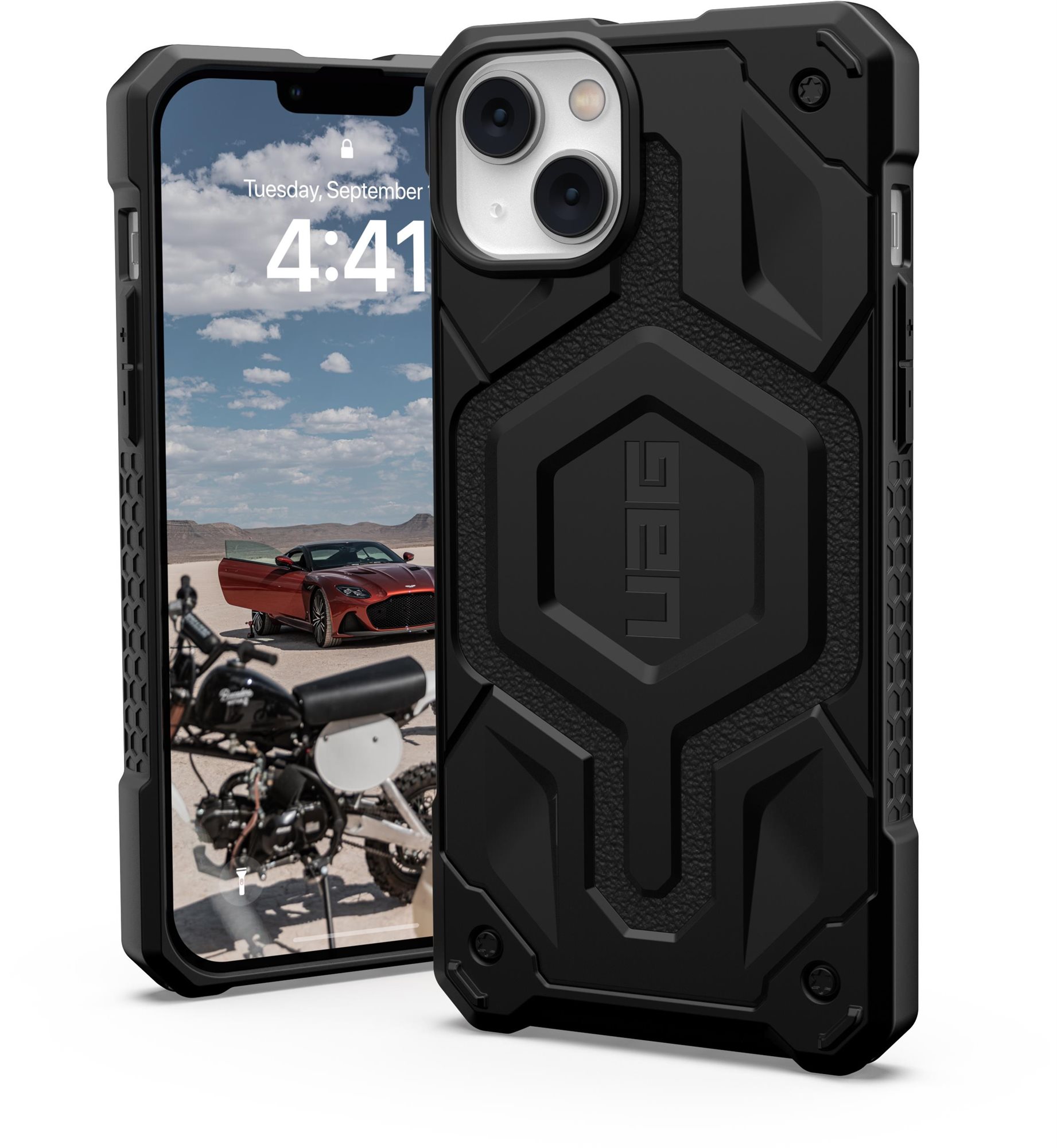 UAG Monarch Pro MagSafe iPhone 14 Max fekete tok