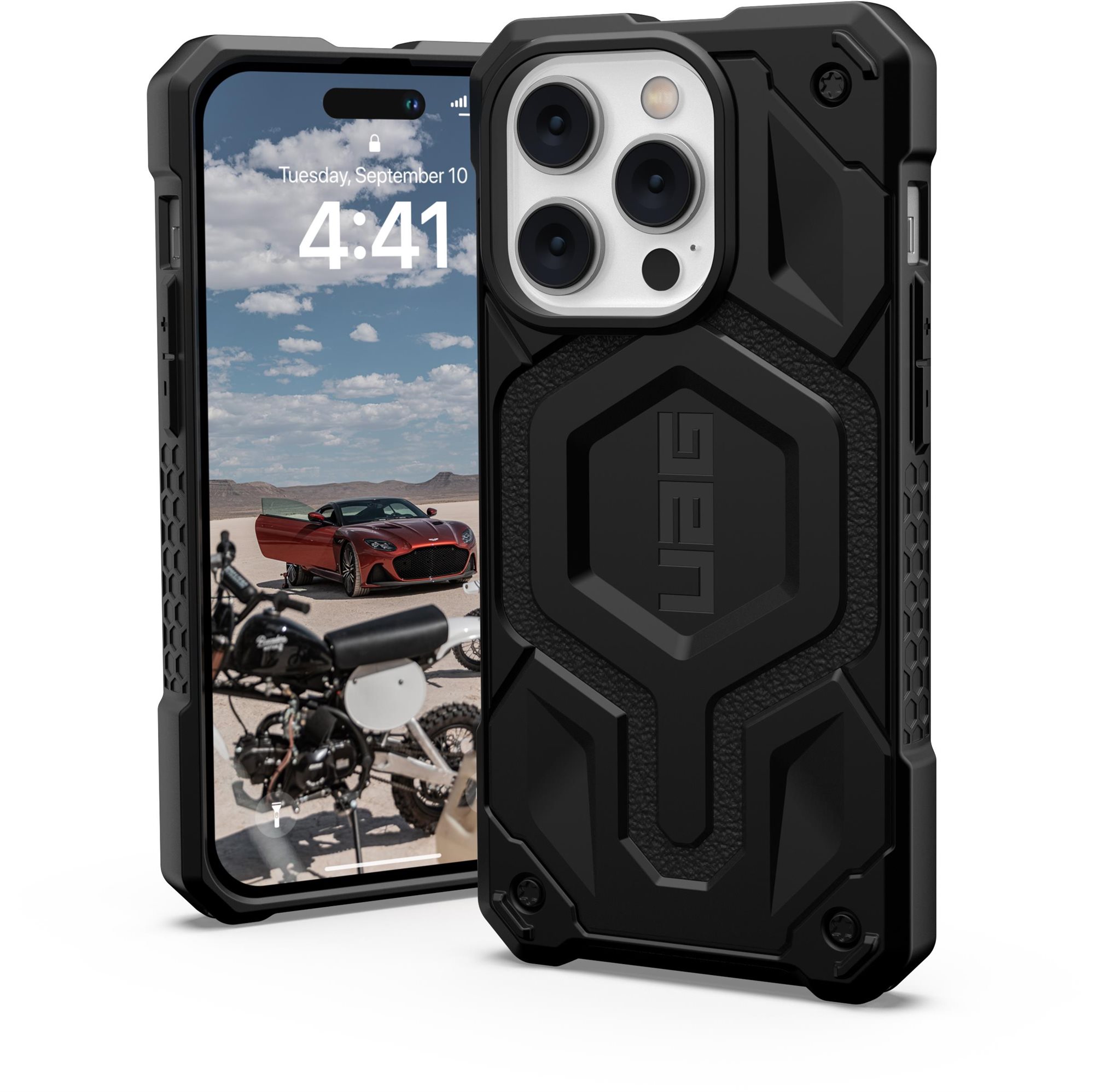 UAG Monarch Pro MagSafe iPhone 14 Pro fekete tok