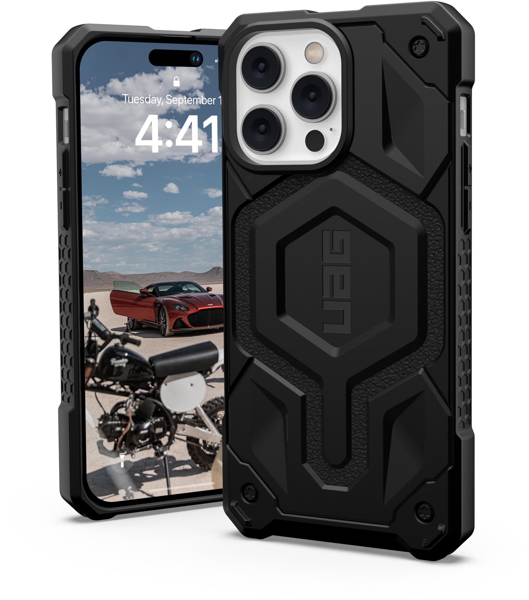 UAG Monarch Pro MagSafe iPhone 14 Pro Max fekete tok