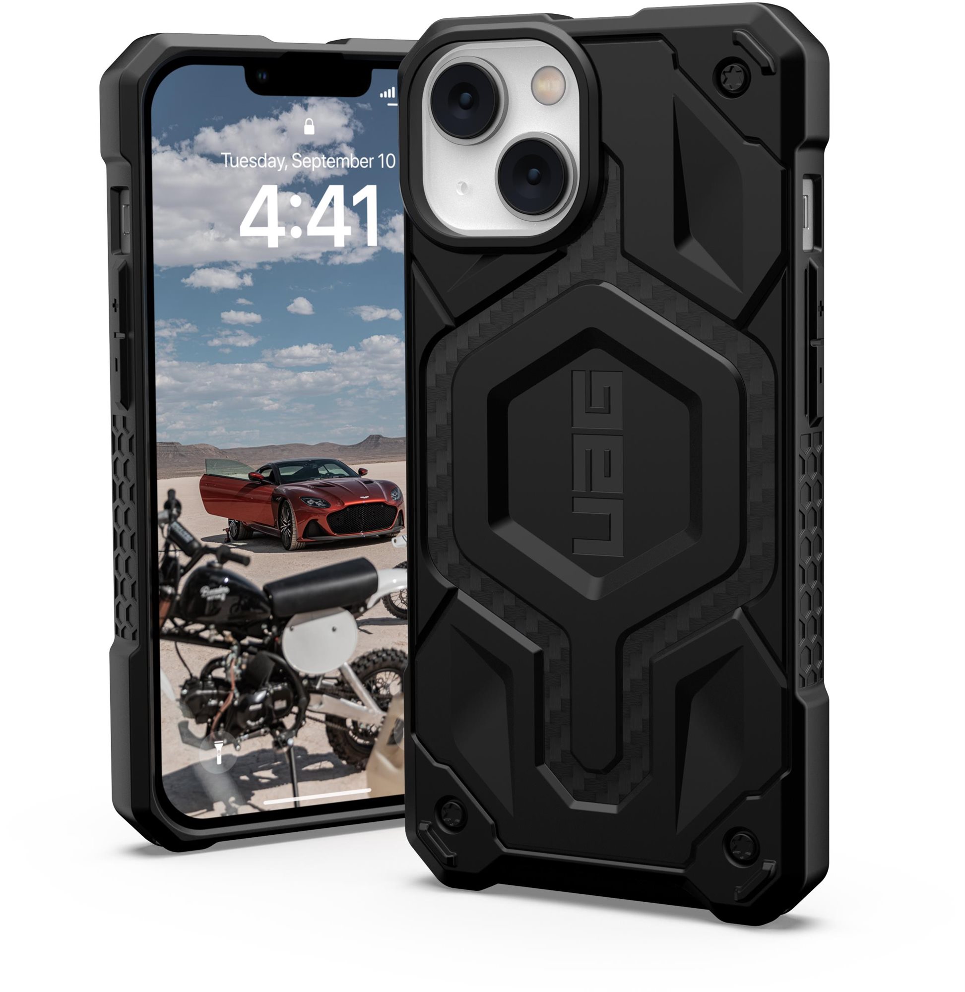 UAG Monarch Pro MagSafe Carbon Fiber iPhone 14 tok