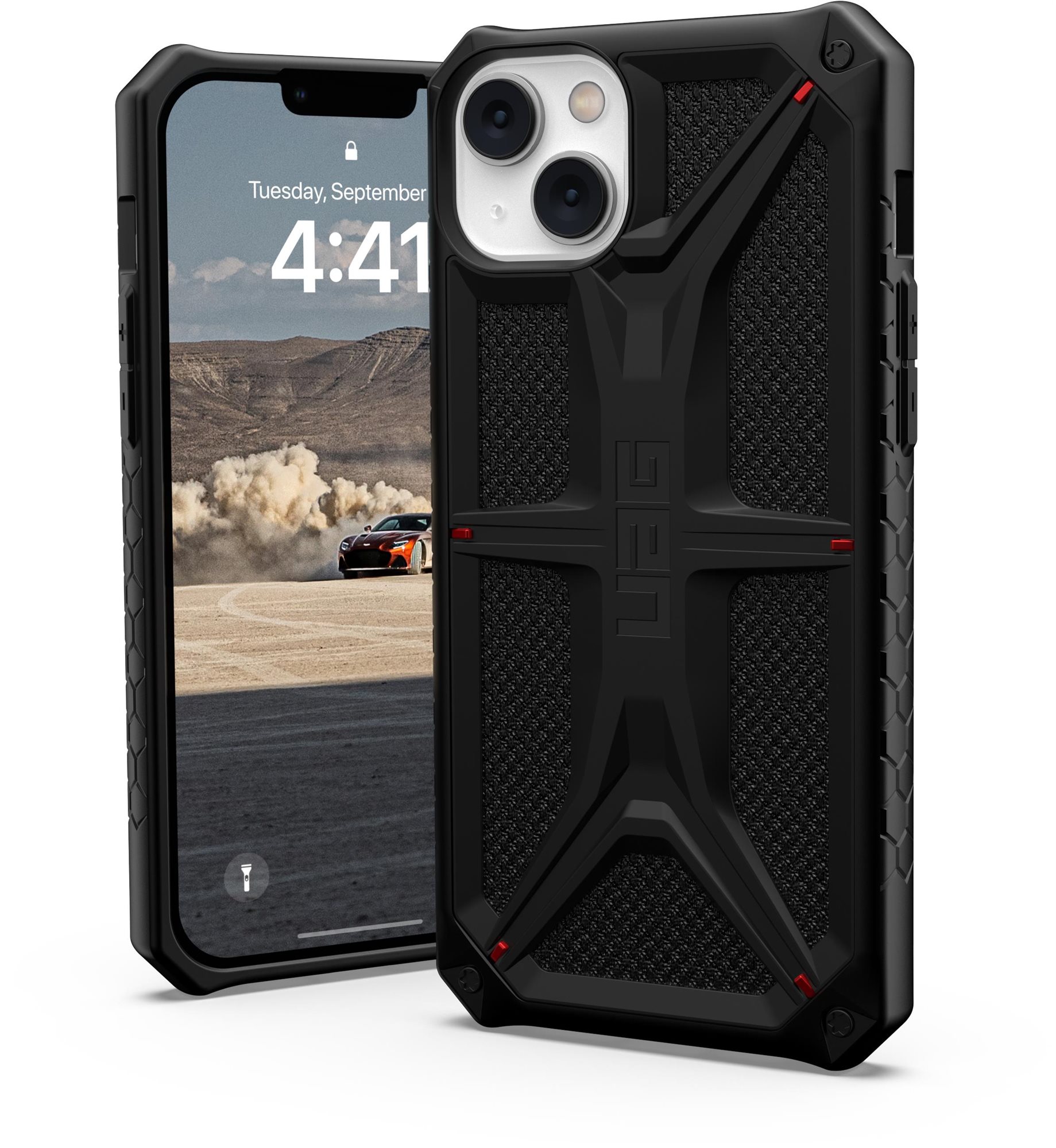 UAG Monarch Kevlar iPhone 14 Max fekete tok