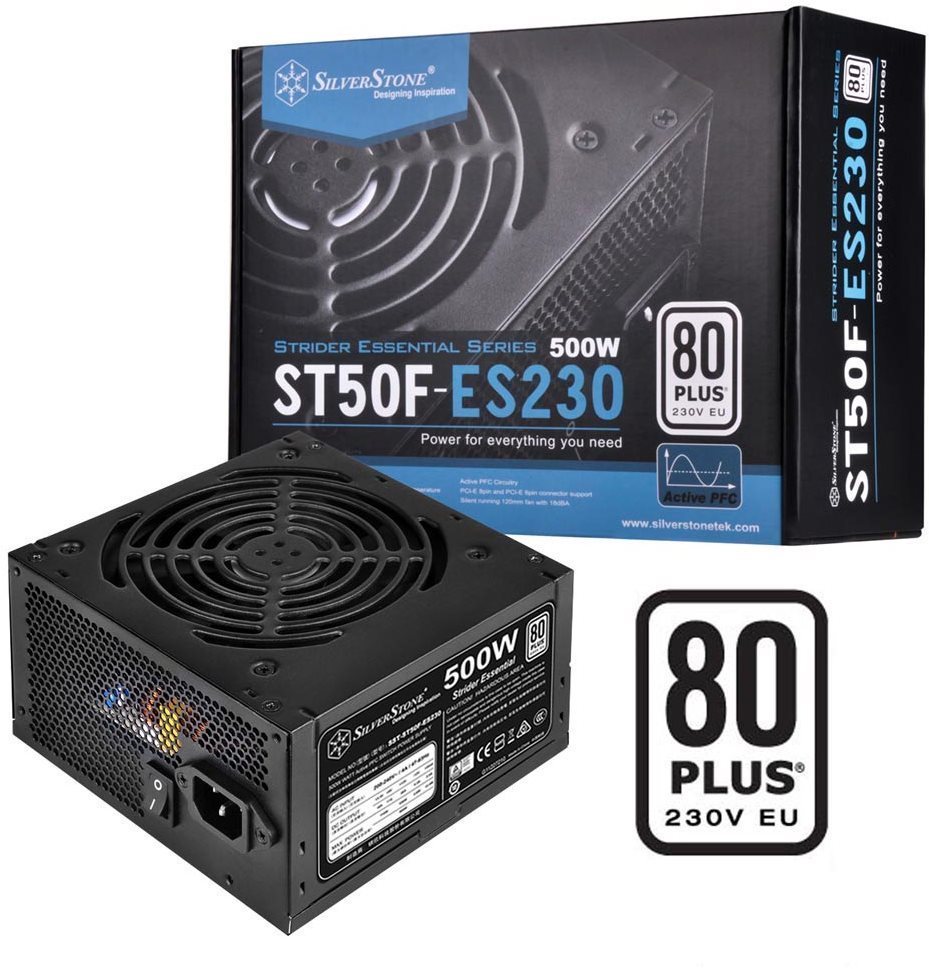 SilverStone Strider Essential 80Plus ST50F-ES230 500W