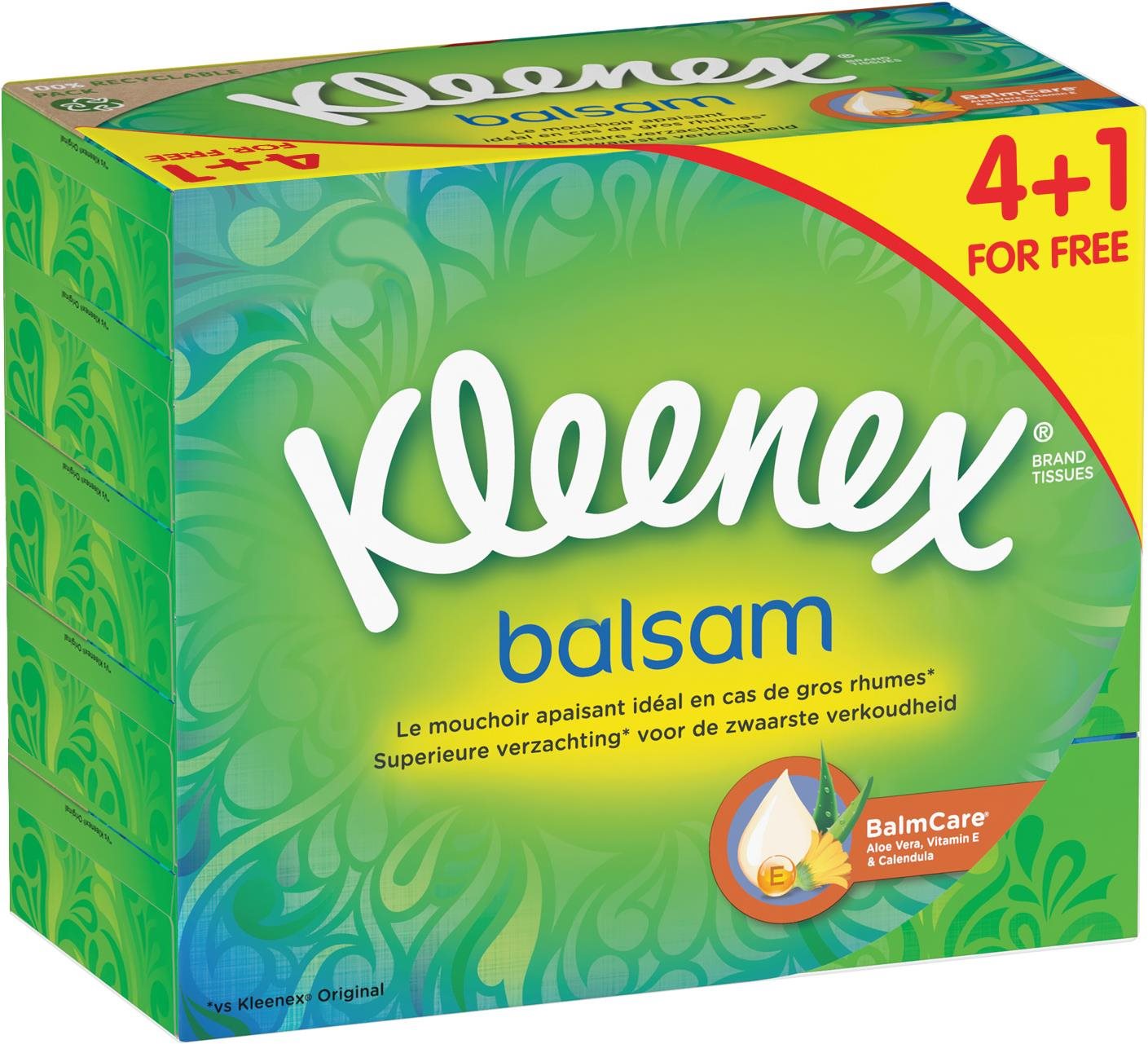 KLEENEX Balsam Box 5× 64 db (320 db)