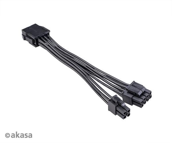 AKASA 8-pin to 8+4-pin Power Adapter Cable