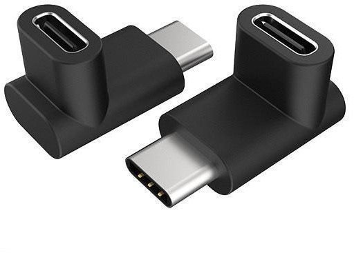 AKASA 90° USB 3.1 Gen2 Type-C - Type-C adapter, 2 pack