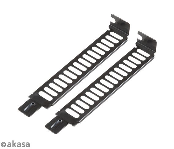 AKASA Steel Vented PCI Slot Cover Bracket 2pack