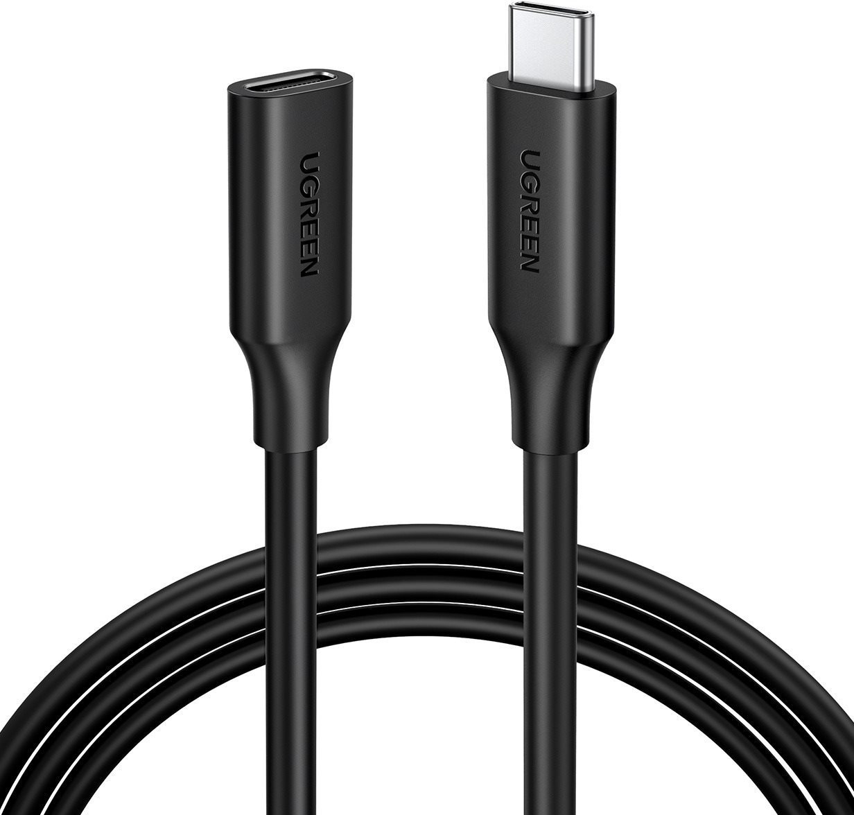 Ugreen USB-C/M to USB-C/F Gen2 5A Extension Cable 1m Black