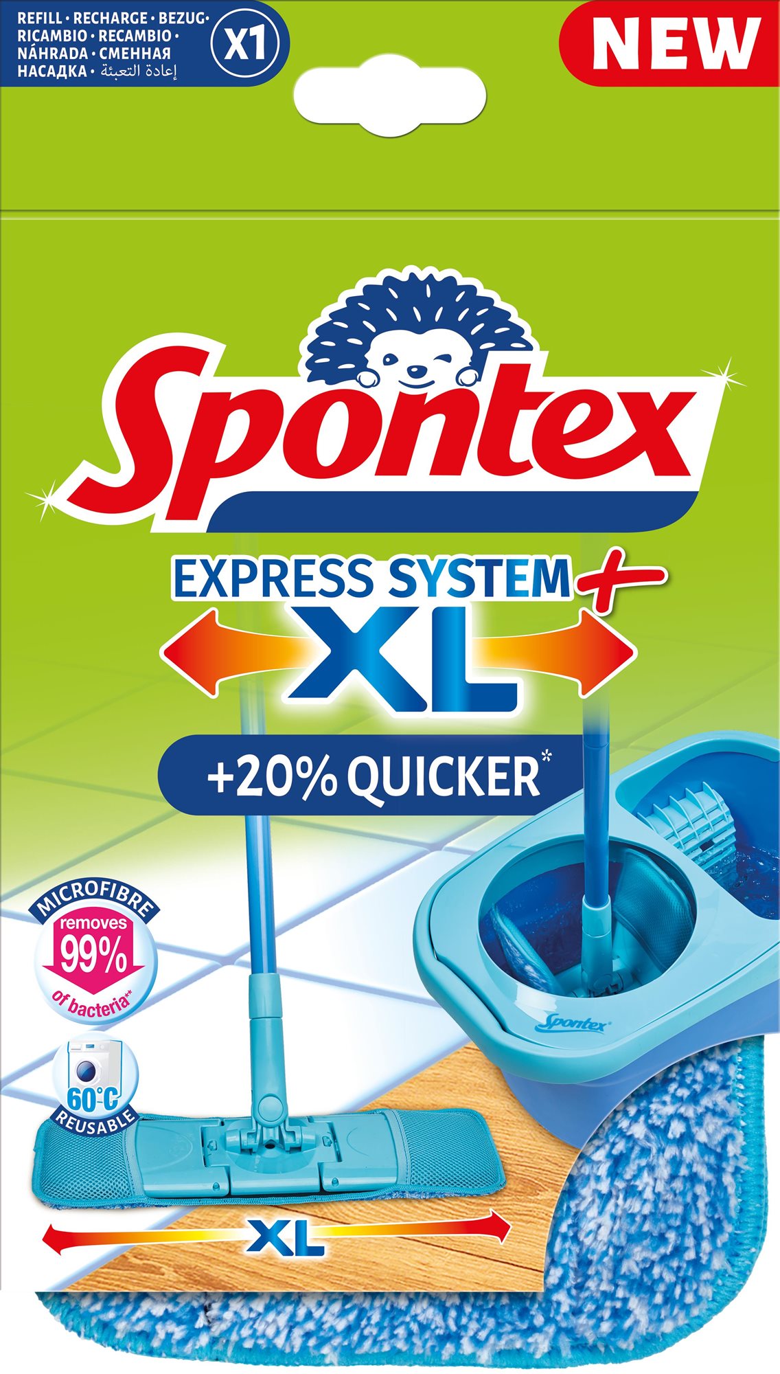 SPONTEX Express System+ XL pótfej