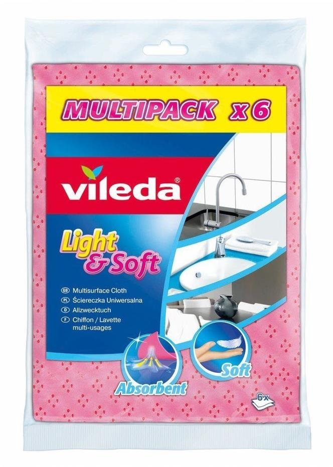 VILEDA Light & Soft rózsaszín 6 darab
