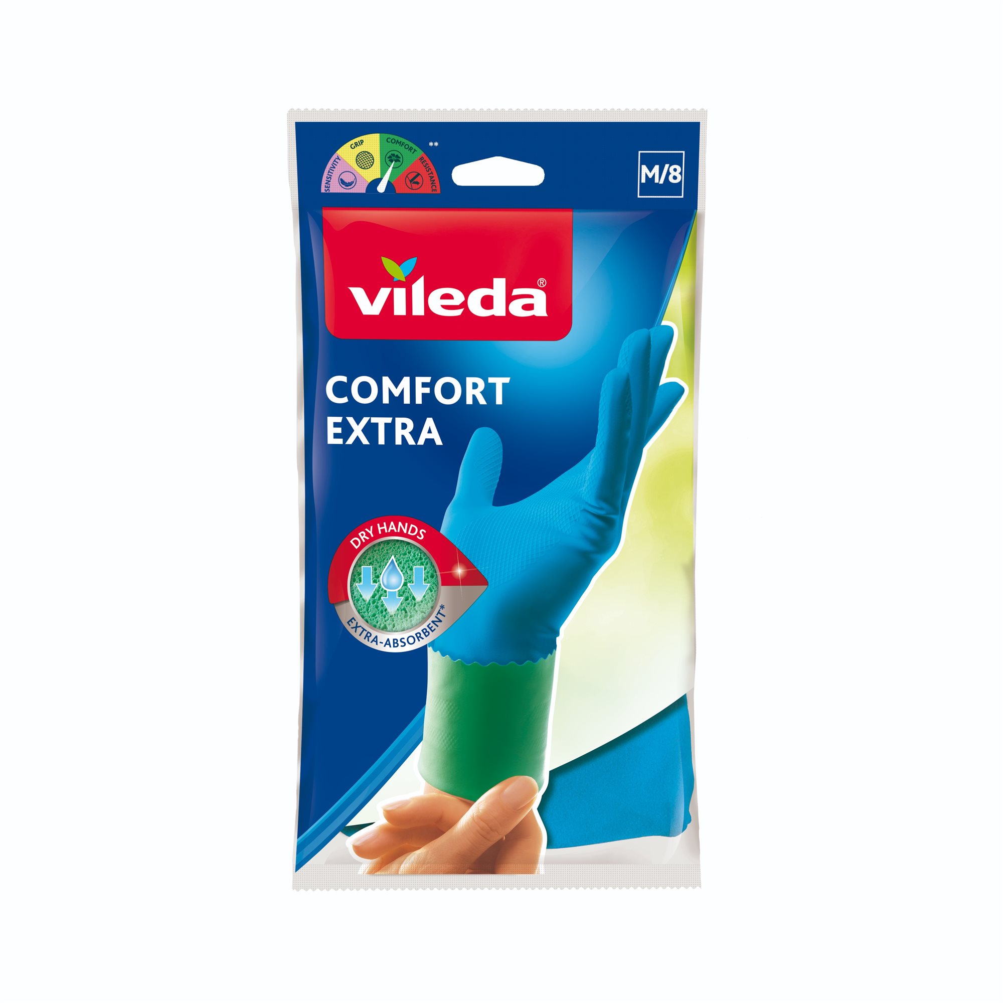 VILEDA Kesztyű Comfort Extra M