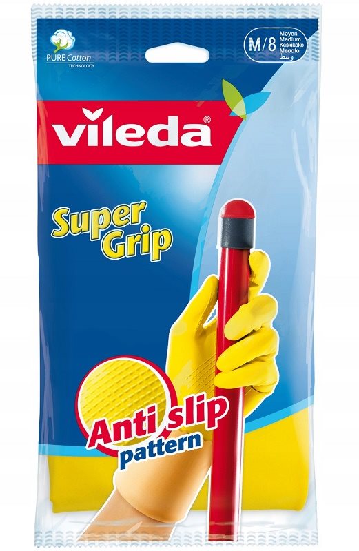 VILEDA Supergrip kesztyű M