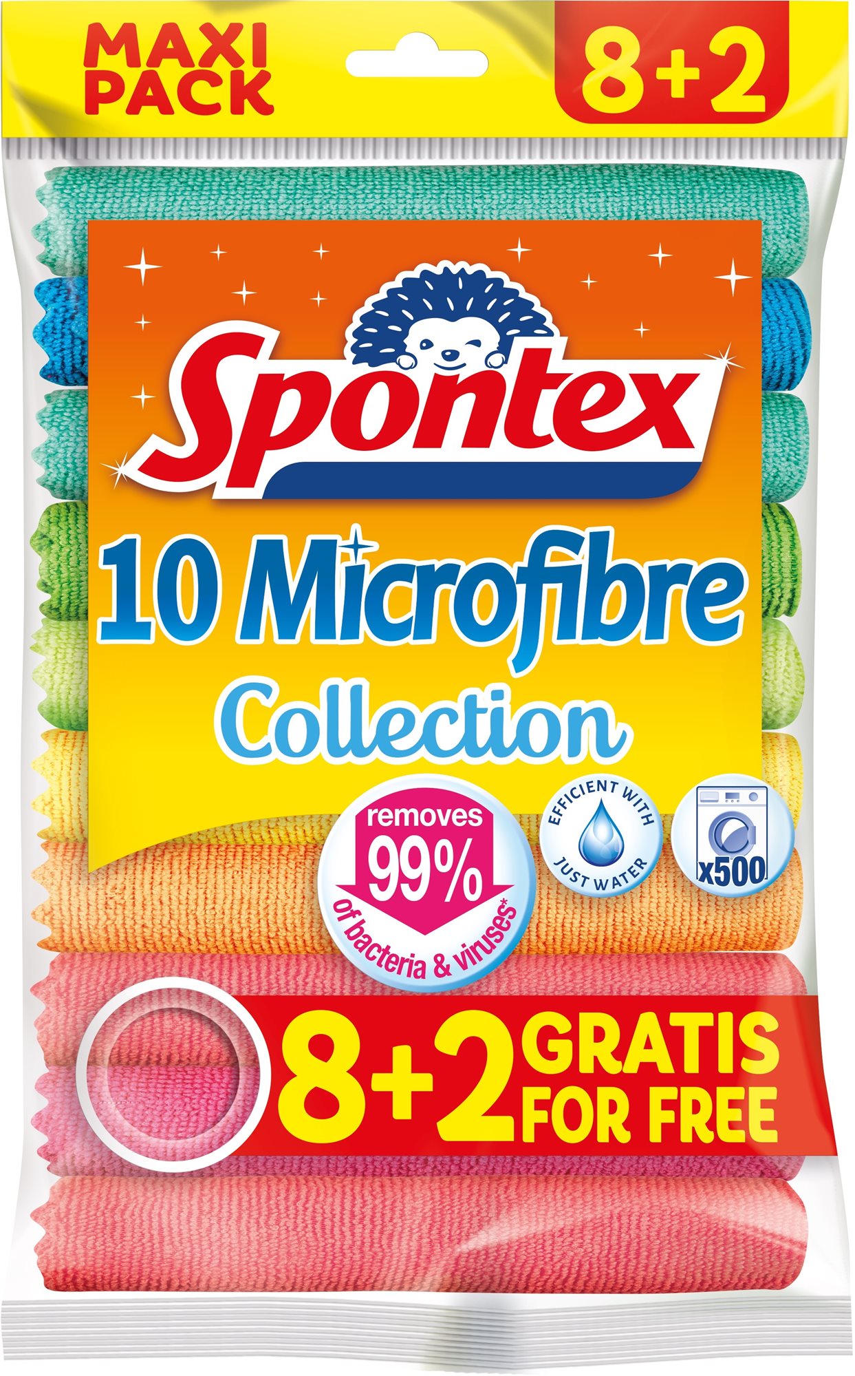 SPONTEX Microfibre 30 × 30 cm (10 db)