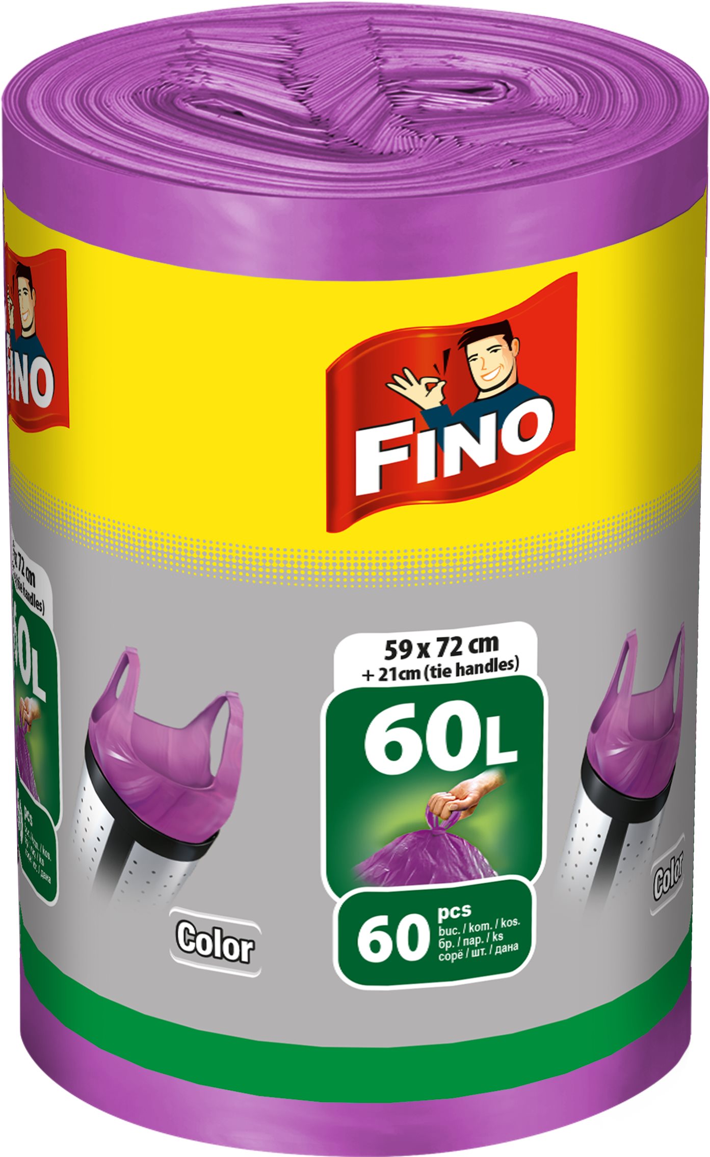 FINO Color 60 l-es füles, 60 db