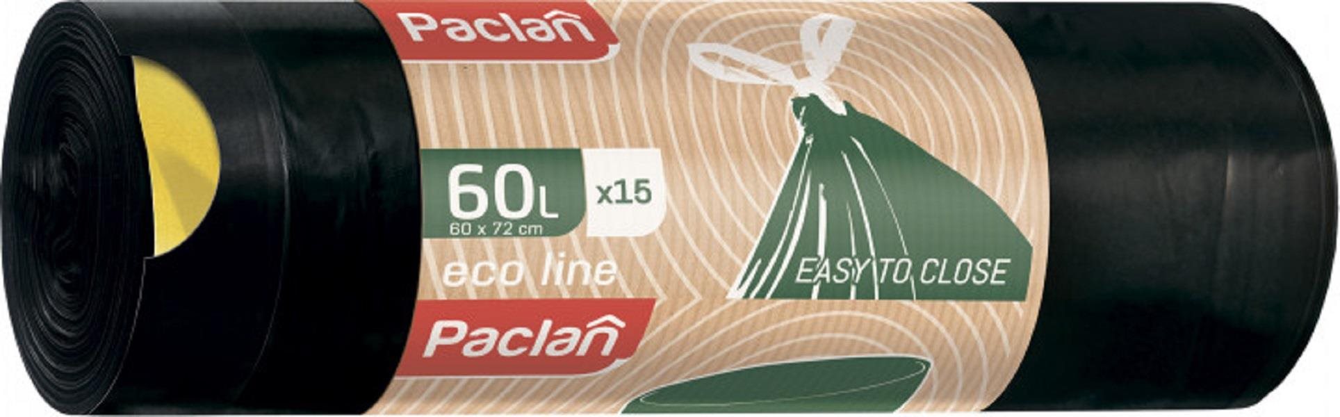 PACLAN Eco Line behúzható 60 l, 15 db, 25MY