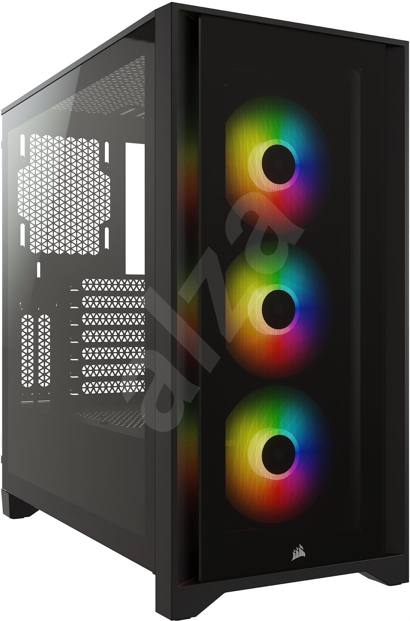 Corsair iCUE 4000X RGB Tempered Glass Black for Alza PC