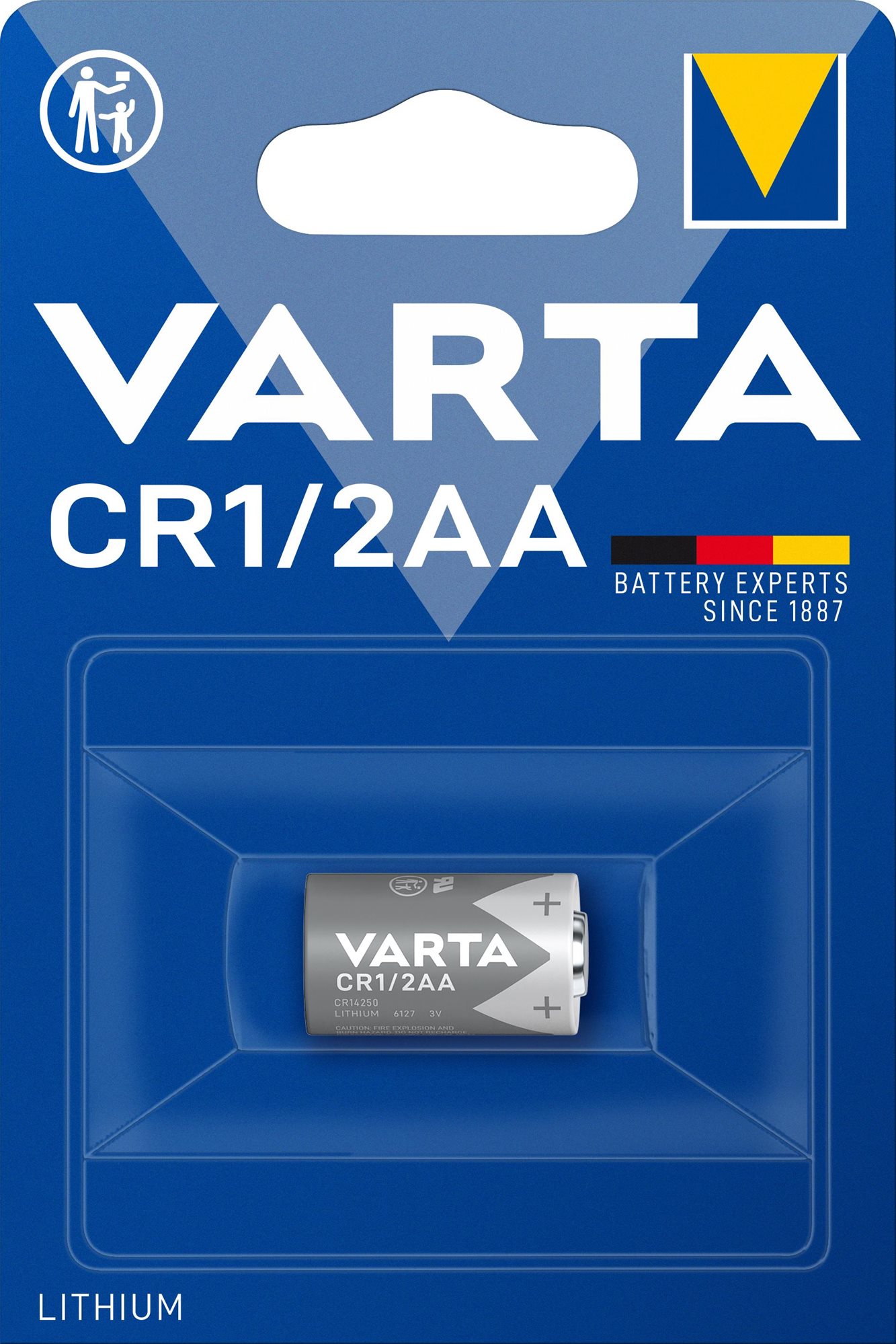 VARTA Speciális lítium elem CR 1/2 AA 1 db