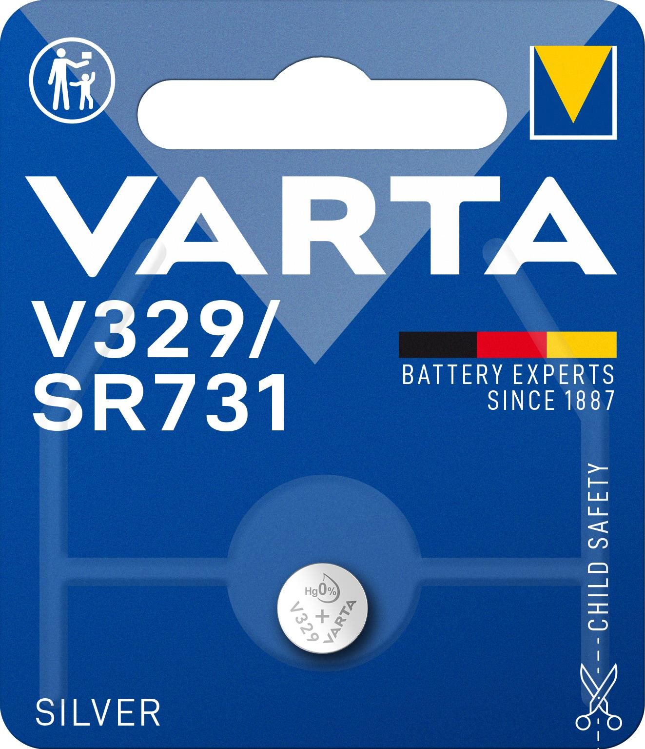VARTA V329/SR731 Speciális ezüst-oxid elem - 1 db